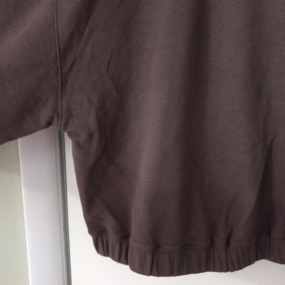 All in motion waffle full zip crop hoodie size 2X brown NWT - Picture 7 of 13